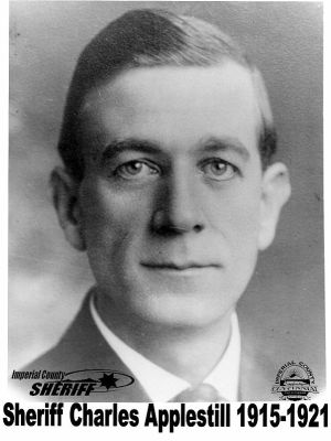 Sheriff Charles Applestill, 1915-1921