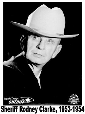 Sheriff Rodney Clarke, 1953-1954